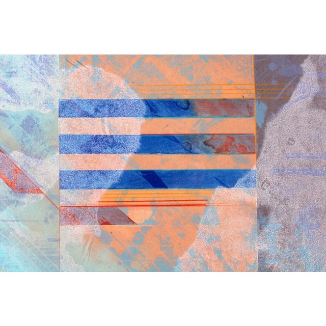 Robert Kelly Kalasa V Signed Modern Abstract Aquatint Etching 5/50 Framed 1985 For Sale - Image 10 of 11