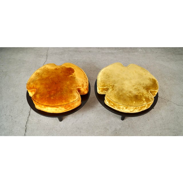 Adrian Pearsall 1960’s Mid-Century Modern Stackable Ottomans Stools For Sale - Image 4 of 12