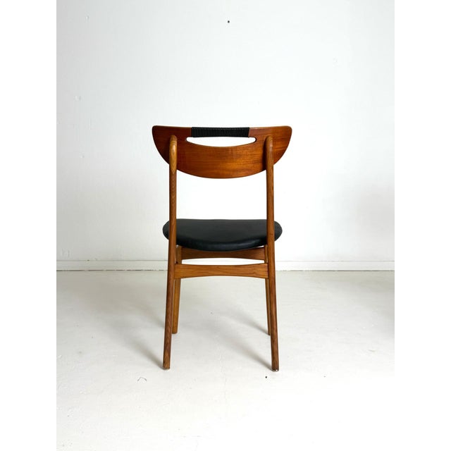 Black Danish Dining Chairs, 1960s, Set of 6 For Sale - Image 8 of 10
