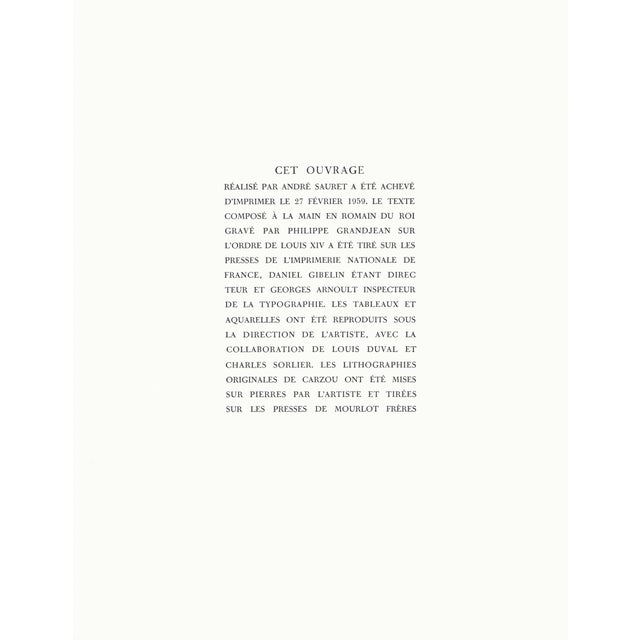 1950s 1959 Jean Carzou Lithograph "Les Epaves" For Sale - Image 5 of 5