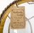 Italian Gold Gilt Steel Rope Style Kidney Shape Glass top Side Lamp Table Mint