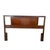 There’s a playful sculptural quality to this walnut headboard that sets it apart from more predictable mid-century...