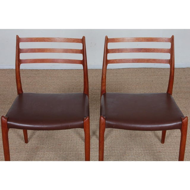Teak Model 78 Chairs from Niels Otto Moller, 1960, Set of 6 For Sale - Image 11 of 18