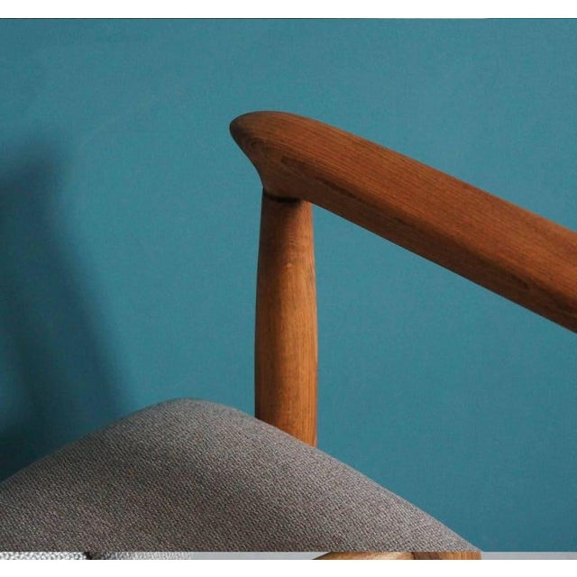 Vintage Armchair From Mid Century Designed by Edmund Homa, Restored For Sale - Image 6 of 9
