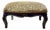 Late 18th Century French Carved Wood Footstool With Scalamandré Cheetah Velvet For Sale