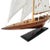 1990s Vintage Endeavour Sailboat Model in Wood For Sale - Image 5 of 12