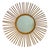Magnificent rattan sunburst mirror from the 1960s. Handcrafted in the south of France.