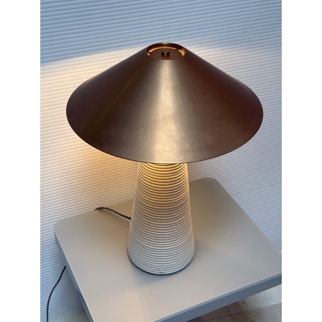 Kelly Wearstler for Visual Comfort Signature Miramar Accent Lamp, Porous White For Sale - Image 12 of 12