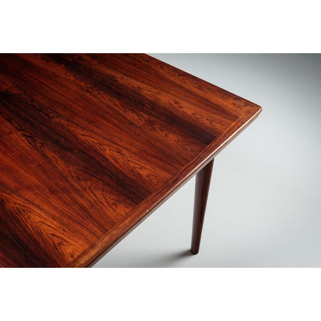 Large Model 201 Dining Table in Rosewood by Arne Vodder for Sibast, Denmark, 1960s For Sale - Image 9 of 14