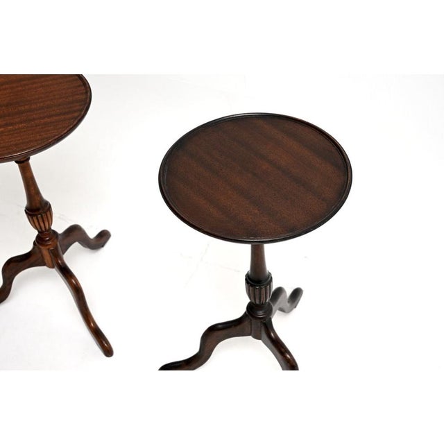 Antique Georgian Wine Tables, 1900s, Set of 2 For Sale - Image 4 of 7