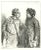Paul Gavarni, The Conversation, Original Lithograph, 1881 For Sale