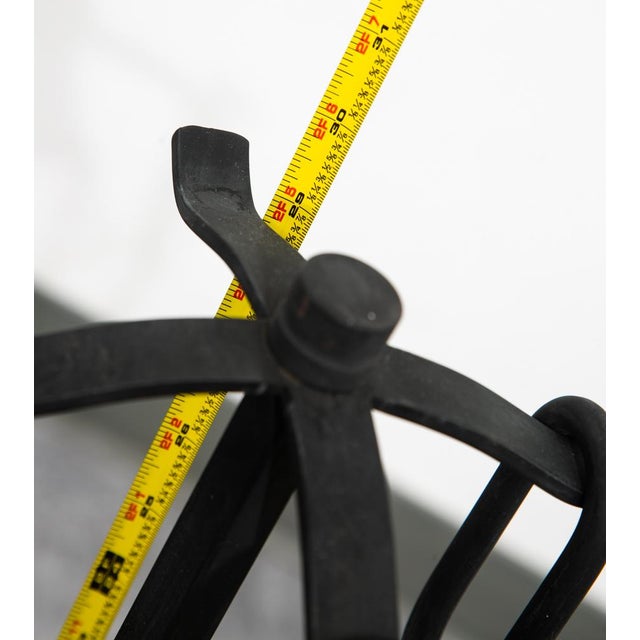 Mid Century Modern Fireplace Tools Metal Cast Iron Pilgrim Seymour Nelson MCM For Sale - Image 11 of 11