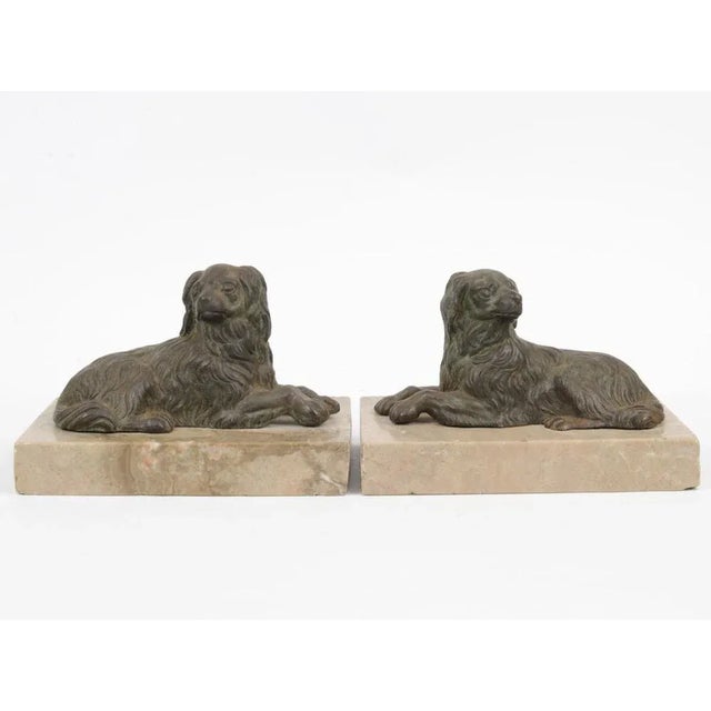 Antique Cast Iron Dog Figures, Set of 2 For Sale - Image 9 of 9