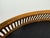 Metal Mid 20th Century Black Faux Leather and Brass Gallery Serving Tray For Sale - Image 7 of 9