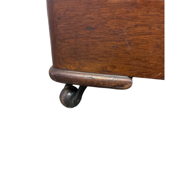 Early 20th Century Antique Victorian Eastlake Walnut Marble Top Washstand With Carved Acorn Pulls, Circa 1880s For Sale - Image 5 of 11