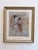Jack Levine Jack Levine “Geisha With Attendant” — Hand-Embellished Pochoir, Facing East Portfolio, 1970 | Gilt Frame For Sale - Image 4 of 5