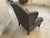 Vintage Lounge Chair in Grey Fabric For Sale - Image 5 of 18