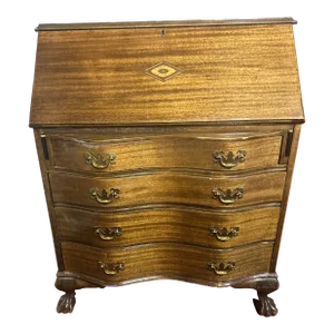 Late 19th Century Antique Chippendale Secretary Desk