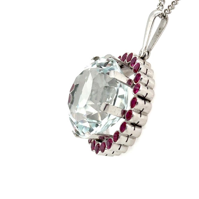 Bespoke Rock Crystal Cluster Pendant 30ct For Sale - Image 4 of 7