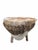 Vintage African Tribal Cowhide Drum Side Tables - Set of 2 For Sale - Image 4 of 12