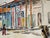 Rustic Henry Emil Salloch Original Watercolor on Paper Colonial Style Streetscape. Uruapan Mx. 1961. For Sale - Image 3 of 8