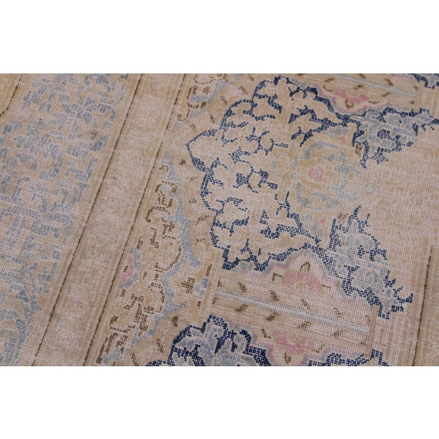 Persian Vintage Brown/Blue Wool Rug - 9'8'' X 12'11'' For Sale In New York - Image 6 of 10