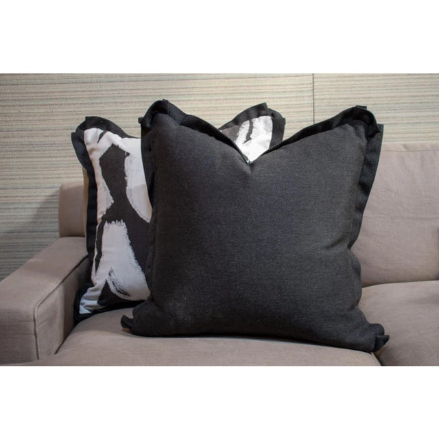 Contemporary Pair of Custom Perennials “Tangled” Abstract Pillows For Sale - Image 3 of 5
