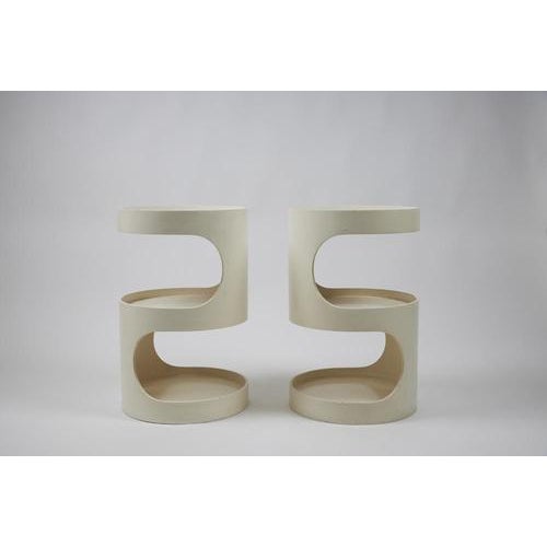 Wooden Nightstands attributed to Luigi Sormani, Set of 2 For Sale - Image 10 of 10