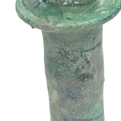 Moroccan Moroccan Tamegroute Glazed Candlestick Holder For Sale - Image 3 of 7