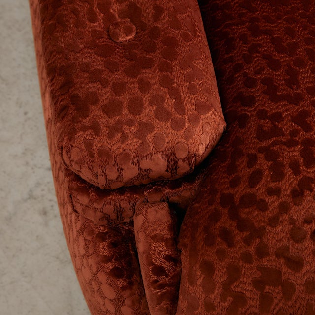 Lounge Chair in Velvet For Sale - Image 11 of 18