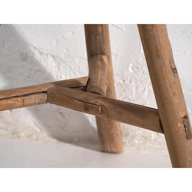 Antique Handmade Stool, 1900 For Sale - Image 5 of 9