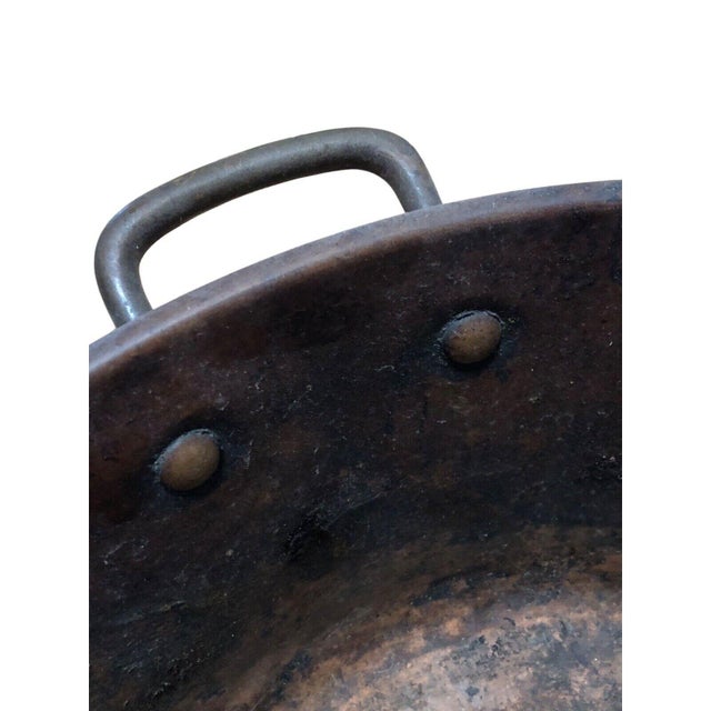 Antique Copper Jam Pan Pot With Handles Chairish