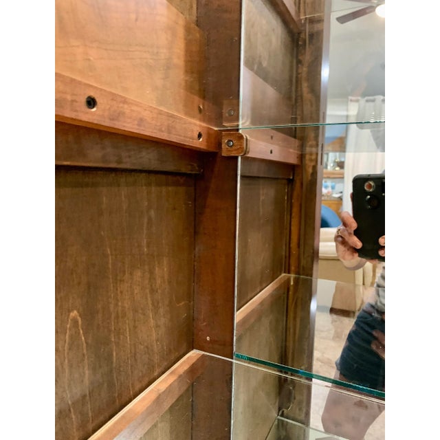 Monumental Mahogany Display Cabinet Circa 1850 For Sale - Image 9 of 12