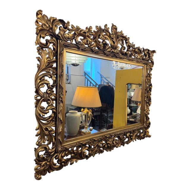 19th Century Gilt Wall Mirror For Sale - Image 6 of 6