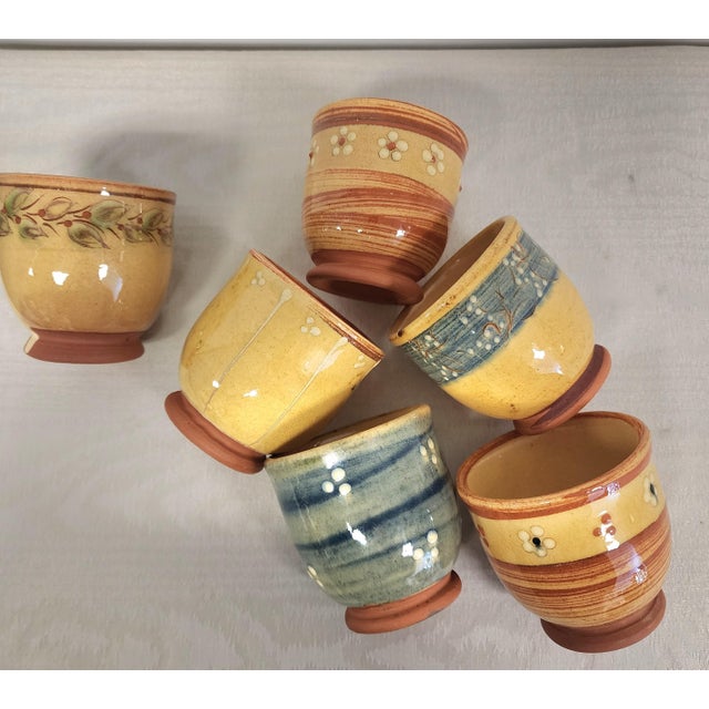 Late 20th Century Late 20th Century Terre E Provence Style Terra Cotta Platter and Accessories - 8pcs For Sale - Image 5 of 16