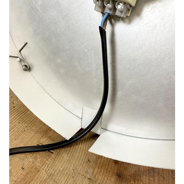 Vintage White Electric Station Wall Clock from Nedklok, 1970s For Sale - Image 17 of 18