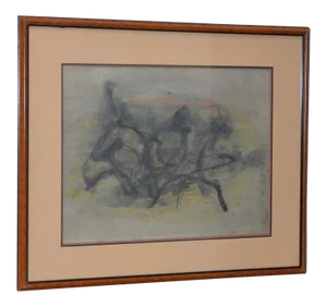 Bill Parker "Horses" Original Watercolor C.1970s