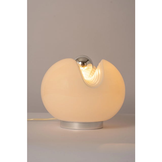 Glass Glass Table Light by Koch & Lowy for Peill & Putzler, Germany, 1970s For Sale - Image 7 of 14