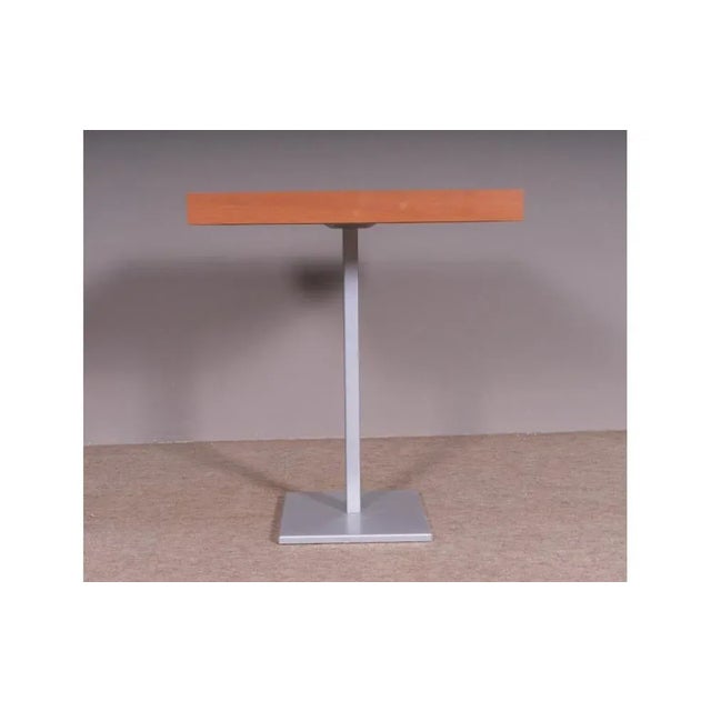 Square Coffee Table in Bleached Cherry Wood For Sale - Image 3 of 4