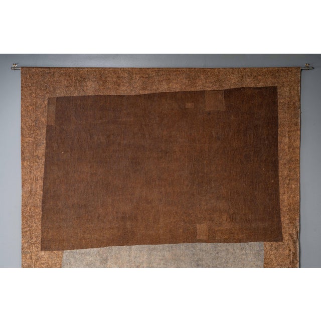 Large French Abstract Expressionist Wall Hanging For Sale - Image 4 of 16