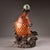 This is a finely crafted antique cloisonné enamel sculpture of a fish, a traditional symbol of abundance and surplus in...