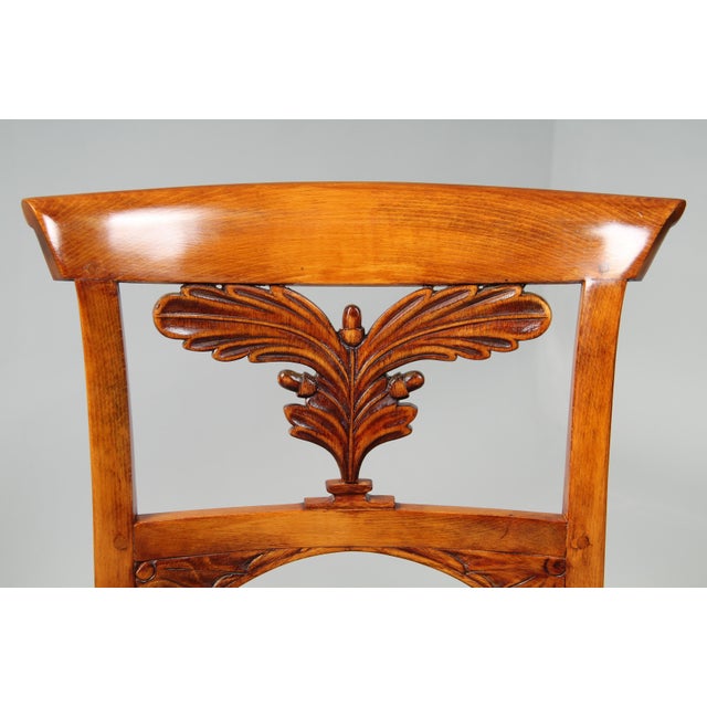 Antique Biedermeier Chairs, 1820, Set of 4 For Sale - Image 9 of 13