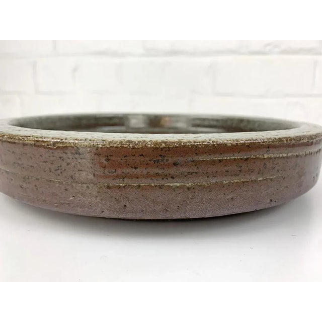 Mid-Century Modern Large Danish Ceramic Dish Bowl by Per Linnemann-Schmidt for Palshus, 1960s For Sale - Image 3 of 12