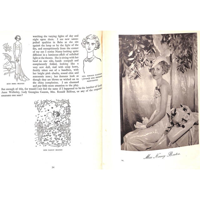 BEATON, Cecil [67] pp. Duckworth Press 1930 11 1/4" x 9" Amazing/ unique copy hand-painted by Cecil Beaton himself w/ his...