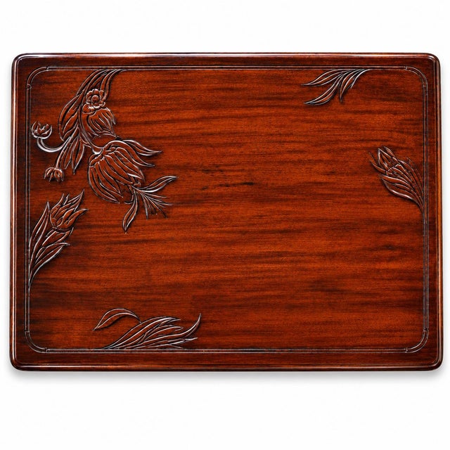 Wood Small Antique Vanity Desk in Walnut, 1890 For Sale - Image 7 of 12