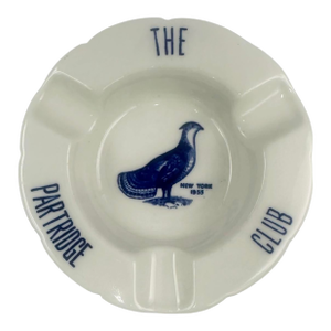 Vintage the Partridge Club New York Nyc Ashtray