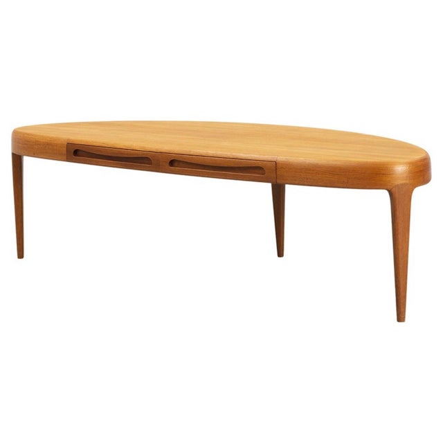 Wood Capri Teak Coffee Table by Johannes Andersen for Tresum, Denmark, 1960s For Sale - Image 7 of 7