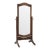 Mid 20th Century Hand-Painted Victorian Revival Cheval Mirror – Solid Wood Freestanding Floor Mirror For Sale