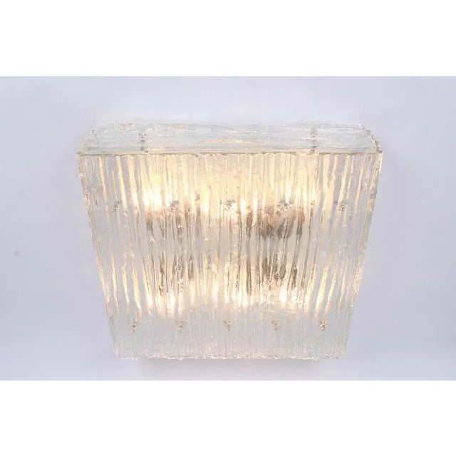 Large Austrian Murano Glass Flush Mount from Kalmar, 1960s For Sale - Image 16 of 18
