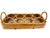 1960s Mid-Century Modern Rattan Drink Caddy With Wine Bottle Rack For Sale In Little Rock - Image 6 of 12